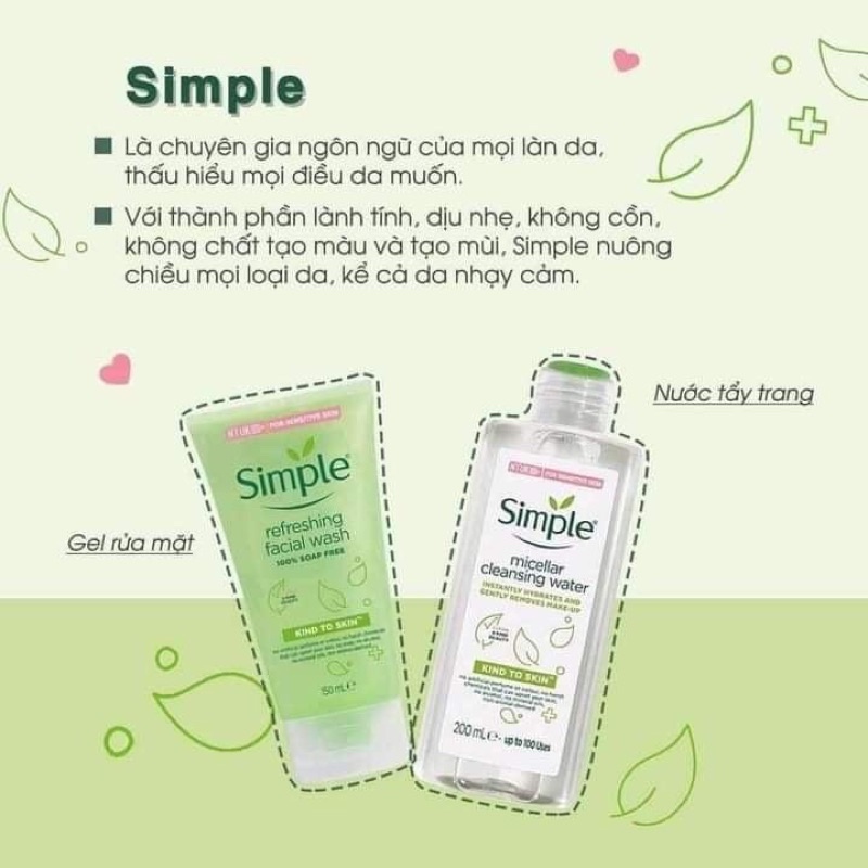 Nước tẩy trang simple | BigBuy360 - bigbuy360.vn