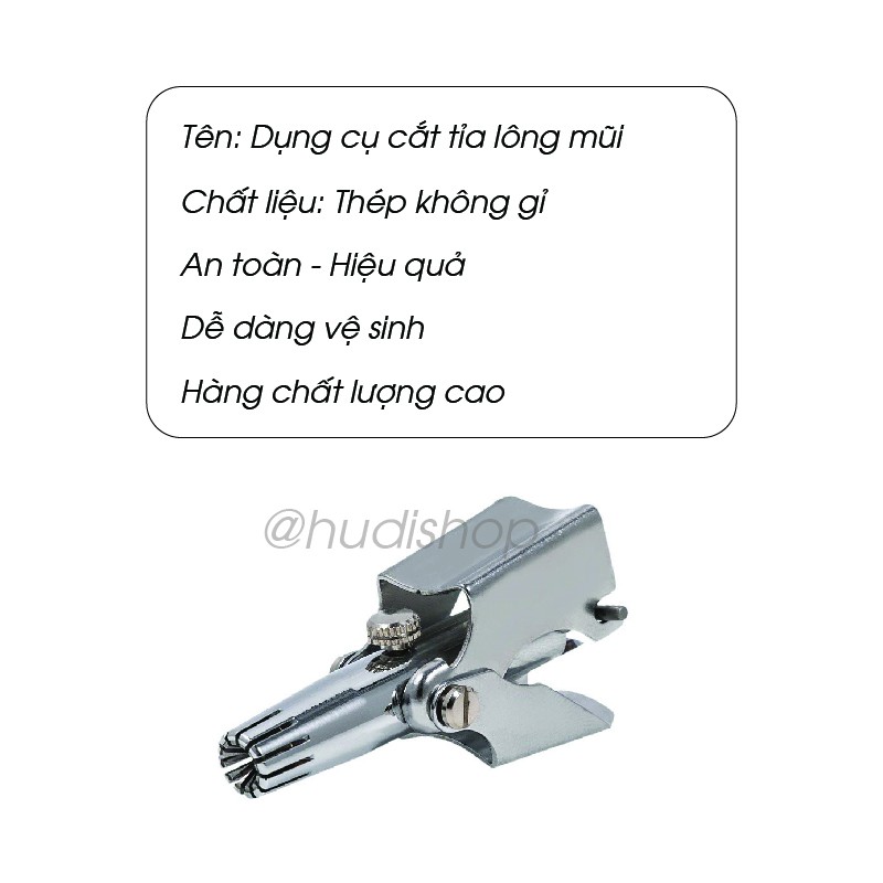 Kéo cắt lông mũi tỉa lông mũi bằng thép không gỉ cao cấp dụng cụ cắt tỉa lông mũi hudishop