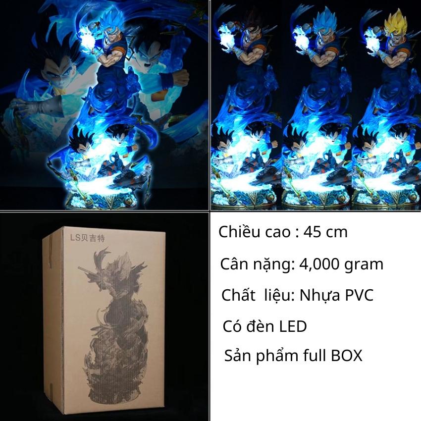 Mô hình Dragon Ball - Mô hình Vegito cực đẹp cao 45cm, có đèn LED, full BOX