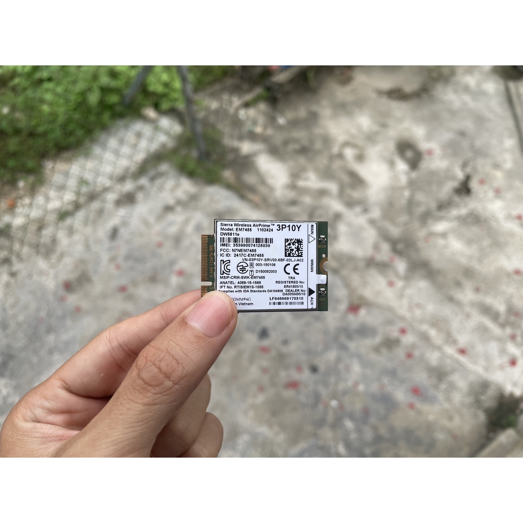 Card không dây WWAN 4G Sierra Wireless EM7455 DW5811e 01AX748 01AX746 cho Dell ThinkPad