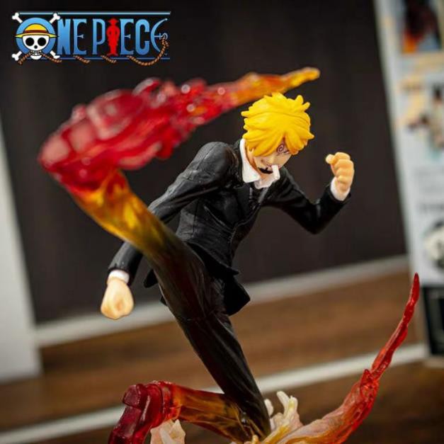 Mô hình đồ chơi Vinsmoke Sanji hắc cước BATTLE VER đá lửa Figure haki ONE PIECE ONEPIECE ĐẢO HẢI TẶC VUA HẢI TẶC