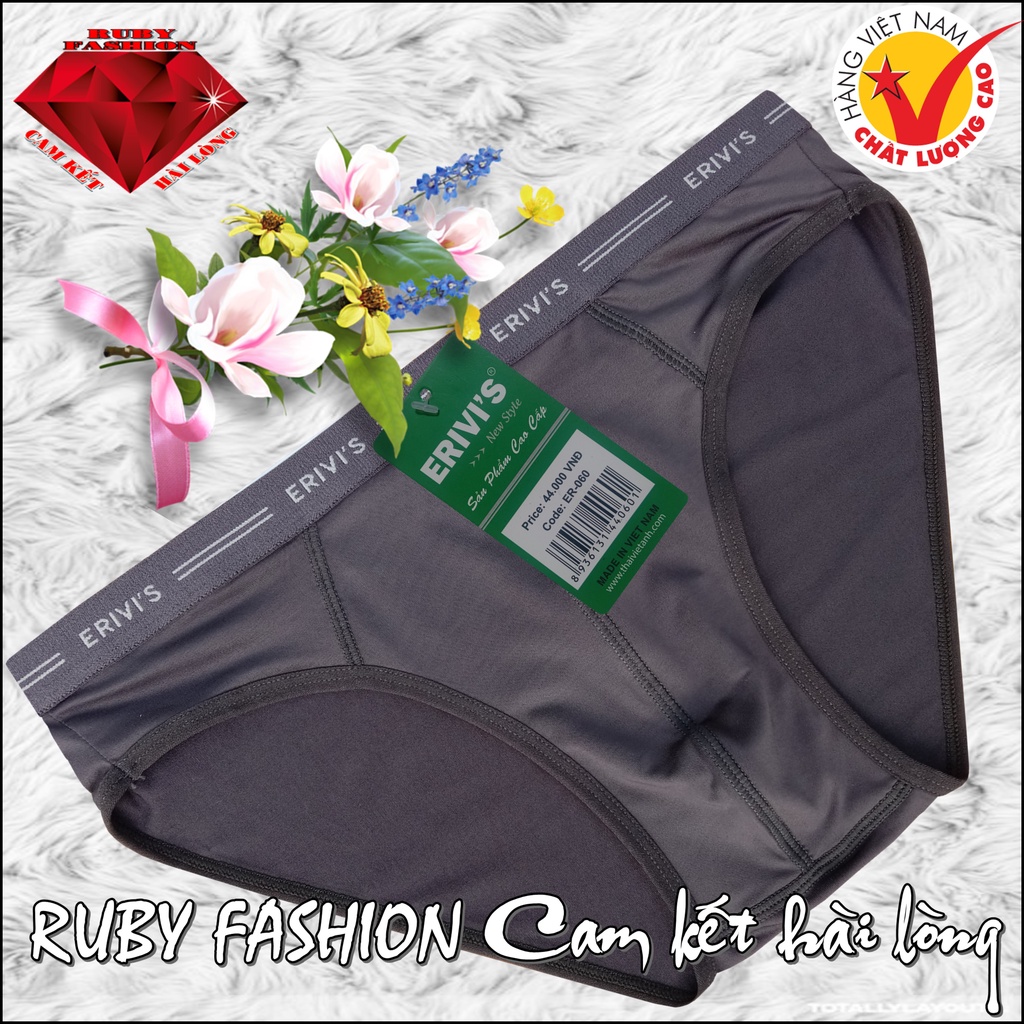 Combo 5 Quần lót nam ERIVIS Thun lạnh, lưng bản nhỏ - Hàng Việt Nam chất lượng cao