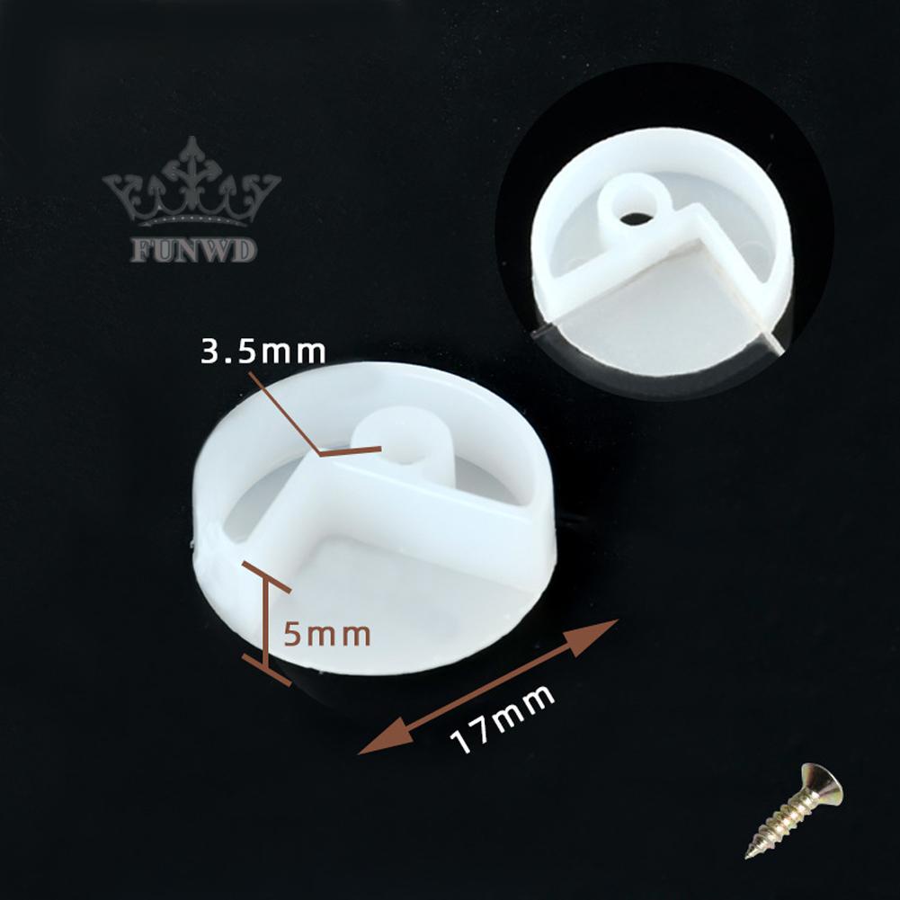 【FUNWD】Durable Fixing Clips Mirror Plastic Universal Wall Hanging Wall Mounted