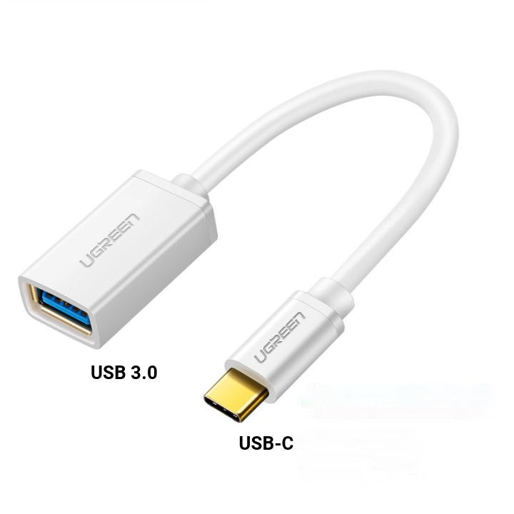 Cáp USB type C hỗ trợ chức năng OTG dài 15cm UGREEN US154 - Hàng phân phối chính hãng - Bảo hành 18 tháng