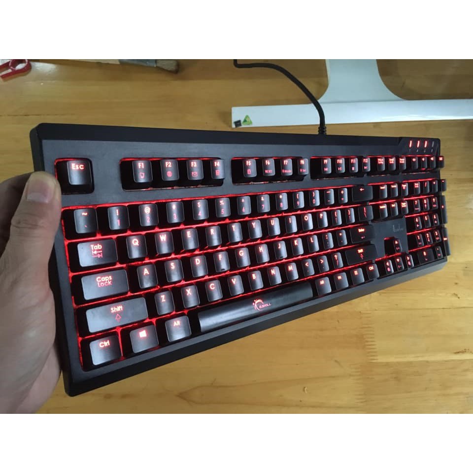Bàn phím cơ chuyên game Gskill KM570 MX - Cherry MX Blue - chính hãng mới 93%