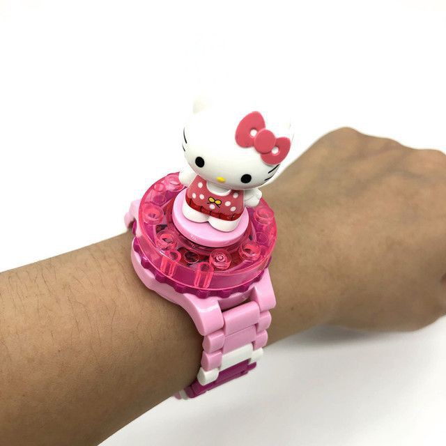 Đồ chơi đồng hồ lắp ráp nhân vật hoạt hình đáng yêu cho bé