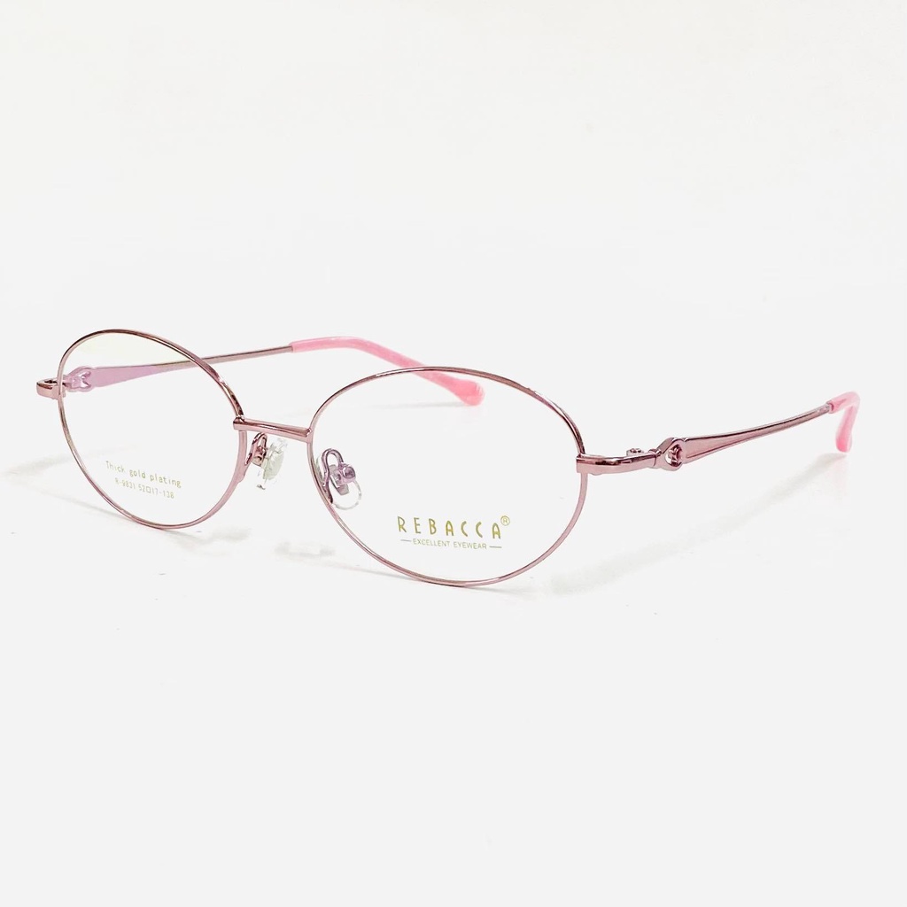 Gọng kính kim loại nữ TAMANHEYEWEAR mắt tròn thời trang cao cấp lắp mắt cận viễn loạn theo yêu cầu