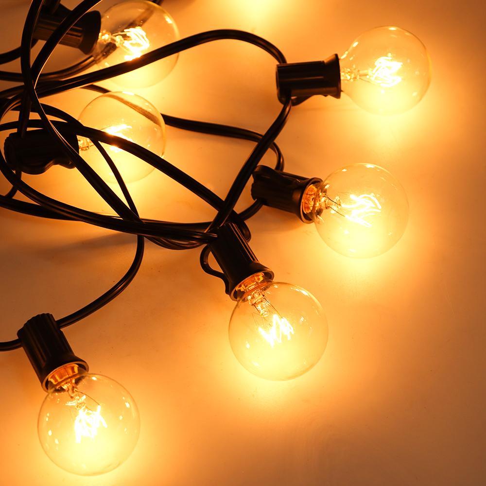 GOGOUP Dây Đèn Led G40 25FT Trang Trí Sân Vườn