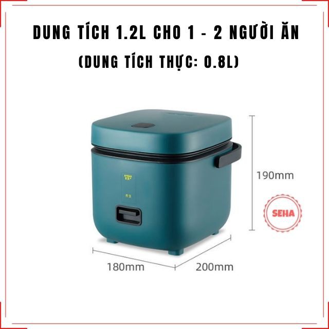 Nồi Cơm Điện Mini Đa Năng Jiashi cho 1- 3 người ăn SH02 | BigBuy360 - bigbuy360.vn