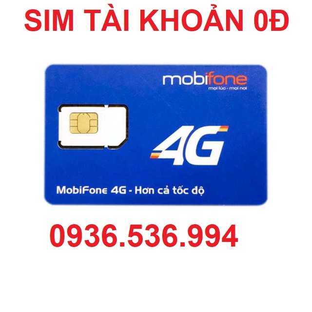 Sim Mobiphone nghe gọi nhắn tin - Sim tạo tài khoản dịch vụ xã hội - Sim 0 đồng