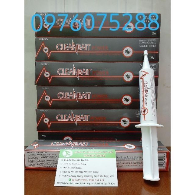 Thuốc diệt gián CLEANBAIT POWER 35g [chính hãng]