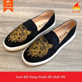 Xả kho [Hàng chuẩn-Giá tốt] Giày da lộn thêu kenzo cao cấp Hàng đẹp