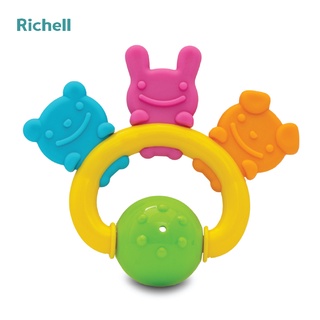 Xúc xắc gặm nướu Richell 3 người bạn