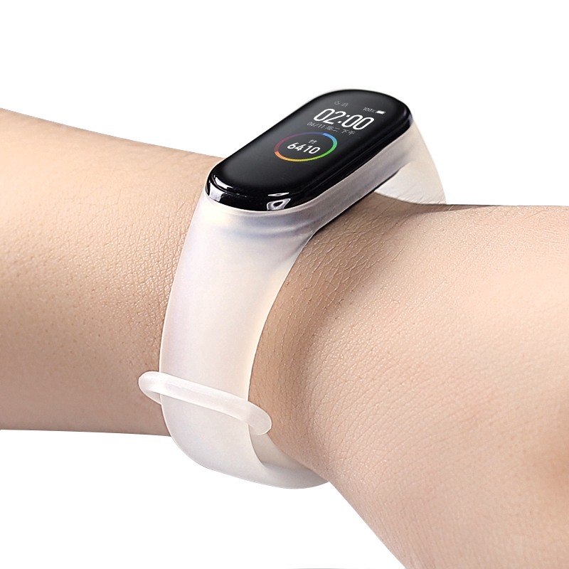 for Xiaomi Mi Band 4 Watchband Miband 4 Waterproof Silicone strap