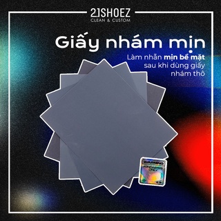 [ĐỒ CUSTOM GIÀY] Giấy Nhám Mịn, Giấy Giáp Dùng Trong Quá Trình Custom Giày