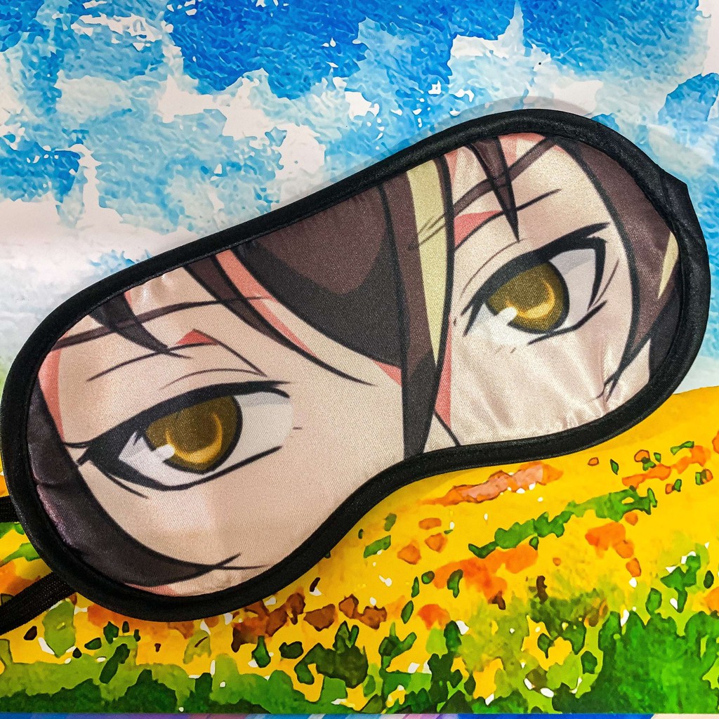 Bịt mắt Bungo Stray Dogs Văn Hào Lưu Lạc miếng che mắt ngủ in hình anime chibi xinh xắn