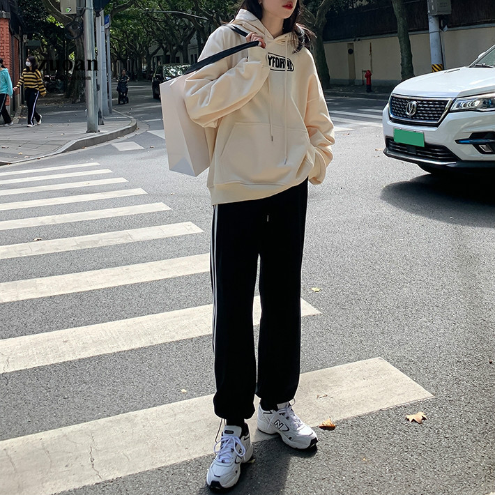 SUXI Quần Dài Thể Thao Phong Cách Hàn Quốc Cho Nữ