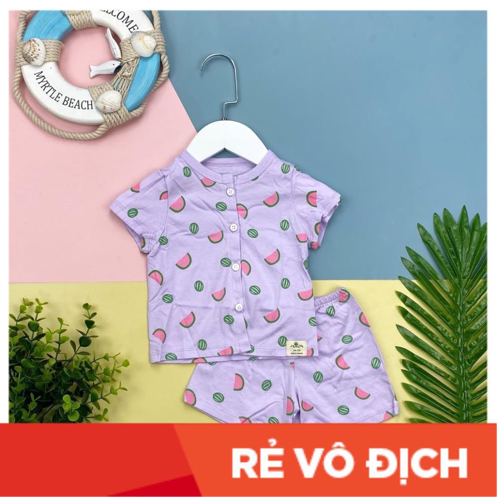 Bộ sơ sinh cotton côc tay cài cúc bé gái size 3-18M, cho bạn từ 4-10kg. Chất cotton mỏng, nhẹ, dễ mặc, thấm hút tốt