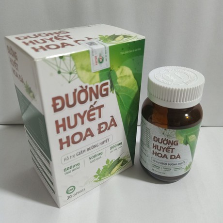 Viên Uống Tiểu Đường Đường Huyết Hoa Đà - Hỗ Trợ Giảm Đường Huyết - Giảm Biến Chứng Tiểu Đường Giảm cholesterol Máu