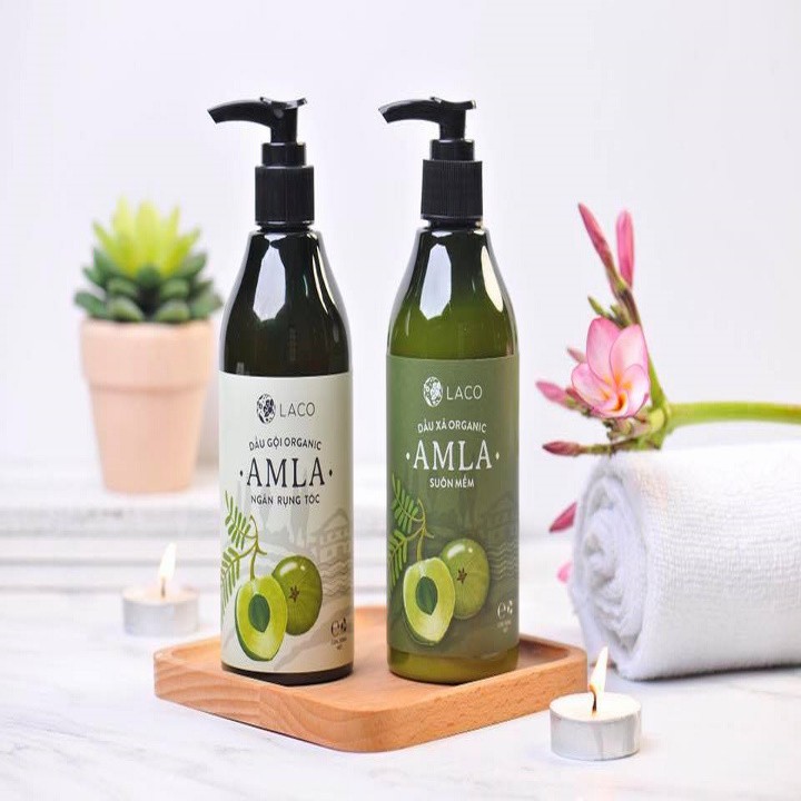 BỘ DẦU GỘI VÀ DẦU XẢ AMLA - LACO