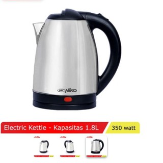 Mới Ấm Đun Nước Siêu Tốc Bằng Thép Không Gỉ Niko 1.8 Liter Nk-Ek18 / Nk Ek18, Lt0.....