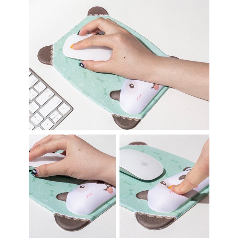 Miếng Lót Chuột Máy Tính Có Đệm Kê Tay Tiện Lợi - Mouse pad