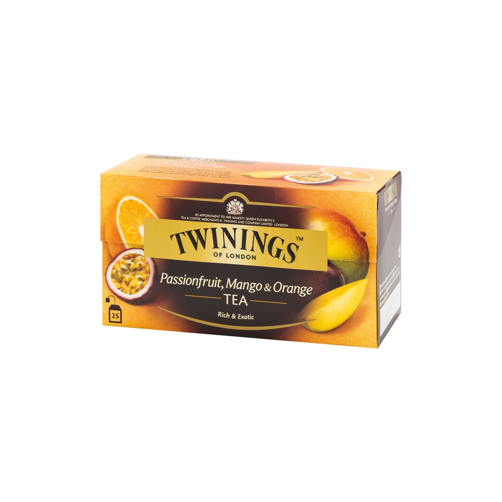 Trà đen Twinings Of London Passion Fruit Mango & Orange - Trà Chanh Dây, Cam & Xoài