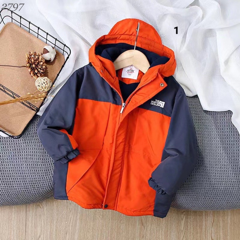 SP000248 Áo khoác lót nỉ ,chống nước nhẹ chất dày dặn họa tiết kẻ đỏ cho bé size to Ảnh thật Rio chụp hàng có sẵn
