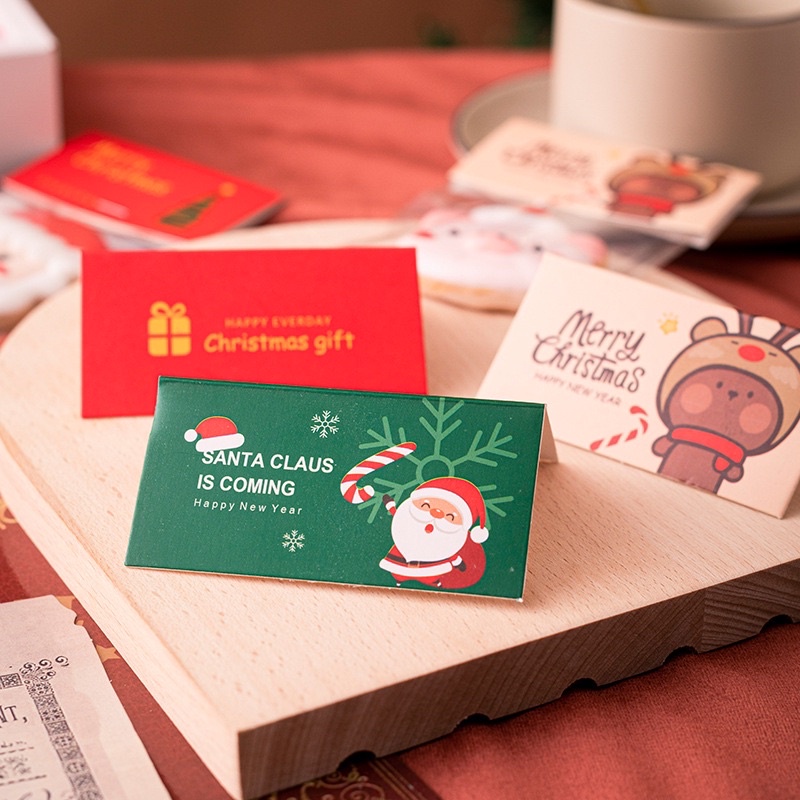 set 10 túi kẹp giấy Noel Xmas 3 size