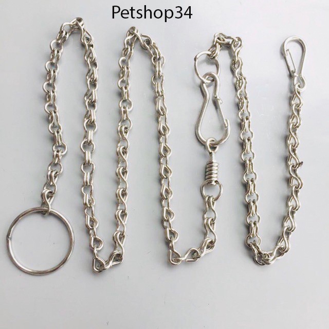 Xích inox không gỉ có chống xoắn dành cho chó mèo.