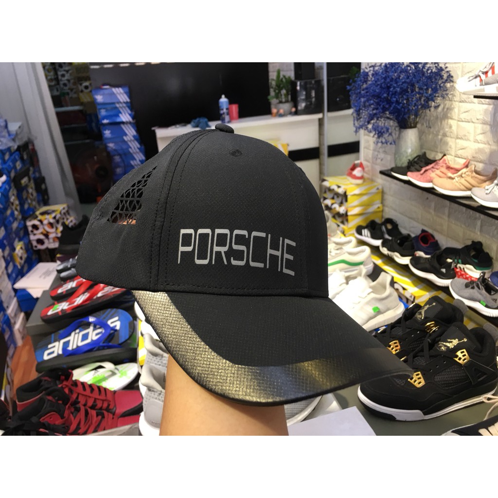 Mũ lưỡi trai Porsche đen VNXK