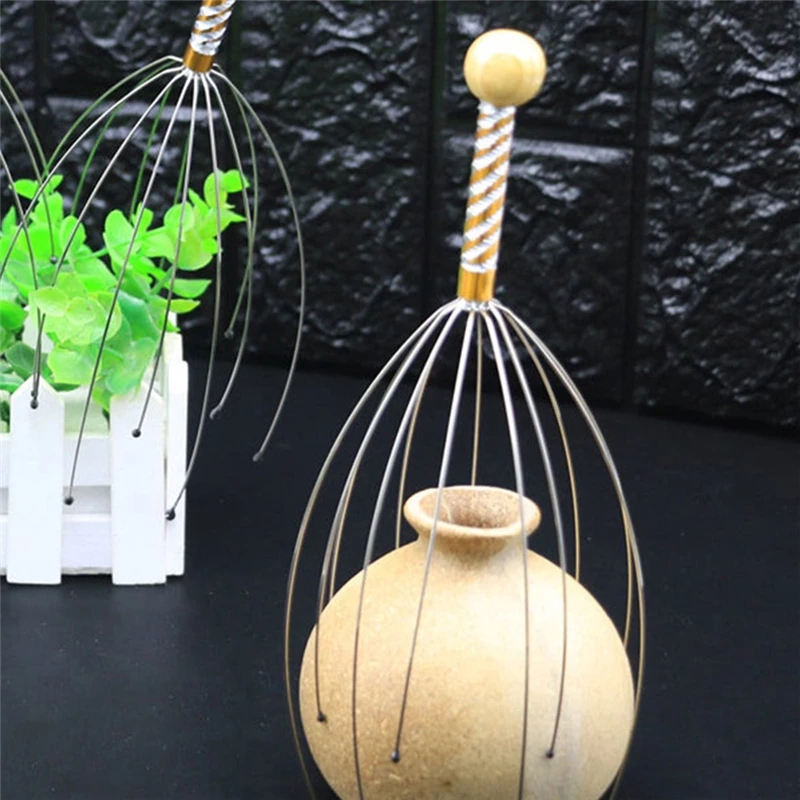 [Hàng mới về] Dụng cụ mát xa đầu hình bạch tuộc sáng tạo tiện dụng