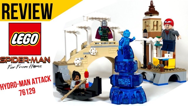 Lego UNIK BRICK 76129 Hydro Man Attack - Cuộc tấn công của Hydro Man trong Spider Man Far From Home chính hãng