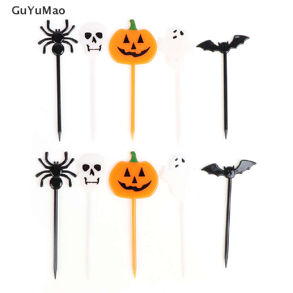 Bộ 10 Nĩa Ăn Trái Cây Phong Cách Halloween