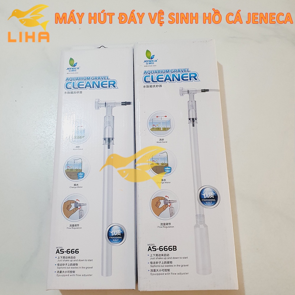 Dụng Cụ Vệ Sinh Jeneca AS-666 AS-666B - Dụng cụ hút phân cặn, thay nước bể cá