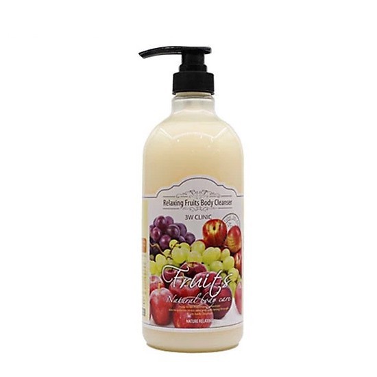 Sữa Tắm Tinh Chất Hương Trái Cây Tổng Hợp 3W CLINIC Relaxing Body Cleanser Fruits | WebRaoVat - webraovat.net.vn