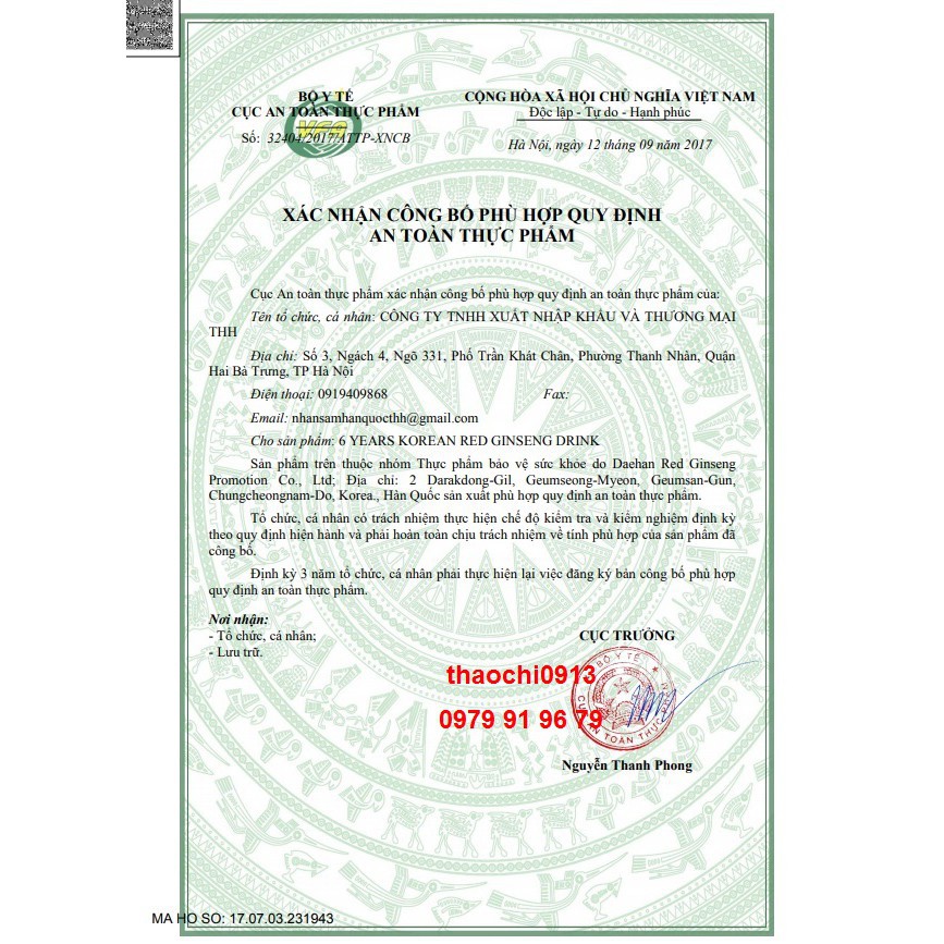 Nước Hồng Sâm 6 Năm Tuổi Hàn Quốc - Hộp 30 Gói x 70ml | BigBuy360 - bigbuy360.vn