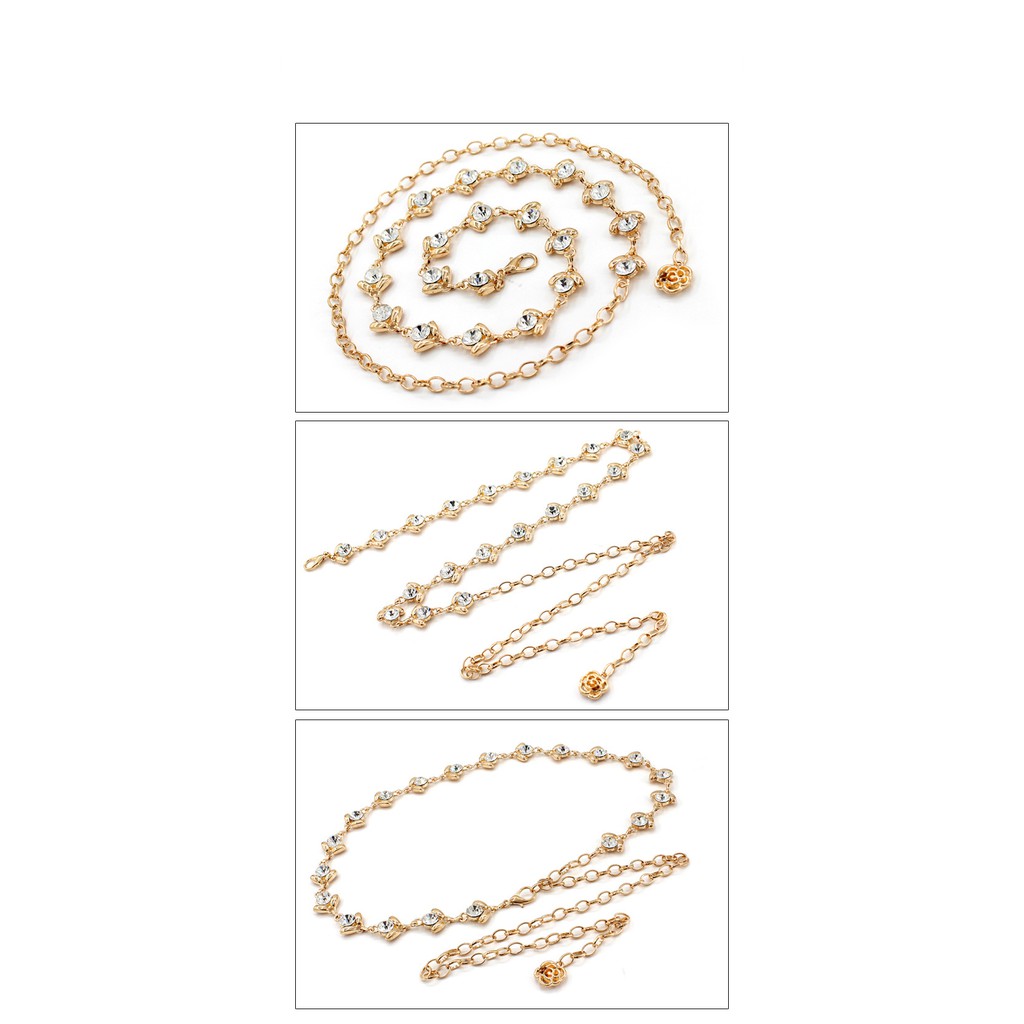 Thắt lưng kim loại đính đá dễ thương TTL88