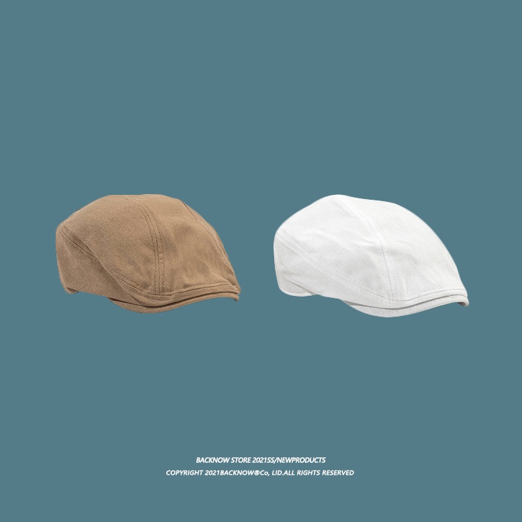 Mũ beret Phong Cách retro Nhật Bản Thời Trang Cho Nam Nữ