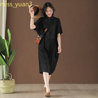 Plus Size Nữ Mùa Hè Bao Bụng Ôm Hơn Nhìn Phong Cách Phương Tây Giảm Tuổi Đồng Amoniac Lụa Văn Học Giữa