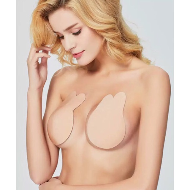 Miếng Dán Nâng Ngực Silicon Hình Tai Thỏ sz Đại 11cm sz vừa 9cm- PK102