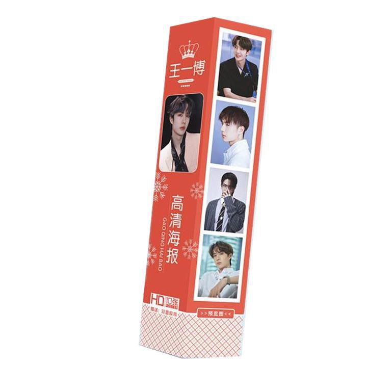 Poster Tiêu Chiến Trần Tình Lệnh ống cuộn tròn có bookmark thời khóa biểu tranh treo album ảnh in hình thần tượng đẹp