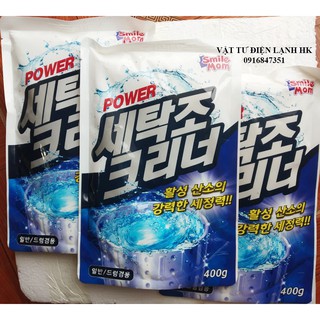 Bột tẩy vệ sinh lồng máy giặt Hàn Quốc - gói 400g - 450g