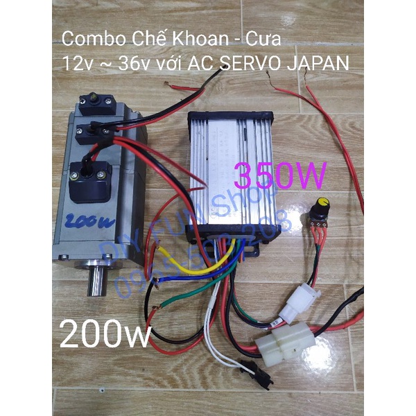 Chế Khoan - Cưa Cỡ Mạnh với AC Servo JAPAN 200w/400w