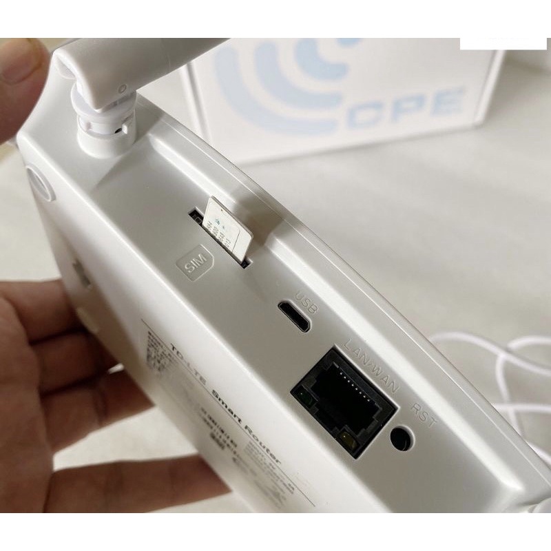 Bộ phát Wifi từ sim 4G - CPE N405 - 4 râu cực khỏe tốc độ 300Mps, 1 cổng Lan/Wan