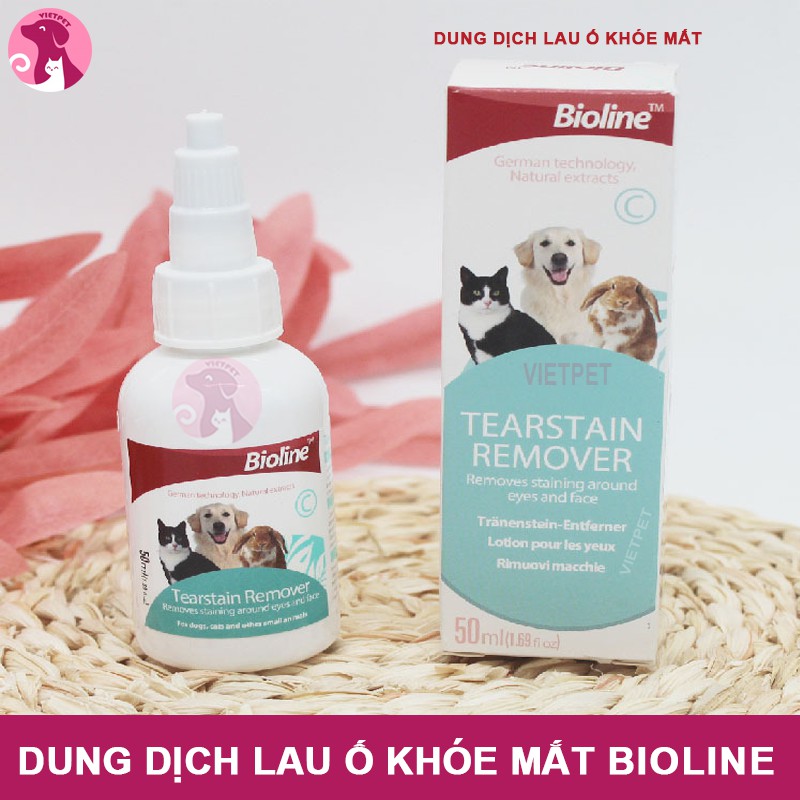 COMBO - Nước vệ sinh mắt chó mèo Bioline (Dành cho mọi lứa tuổi) - Siêu rẻ siêu tốt