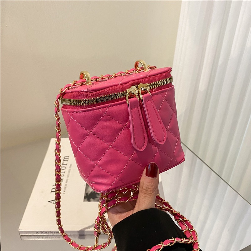 Thời Trang Túi Xách Thêu Họa Tiết Hình Thoi Phong Cách retro Cho Nữ