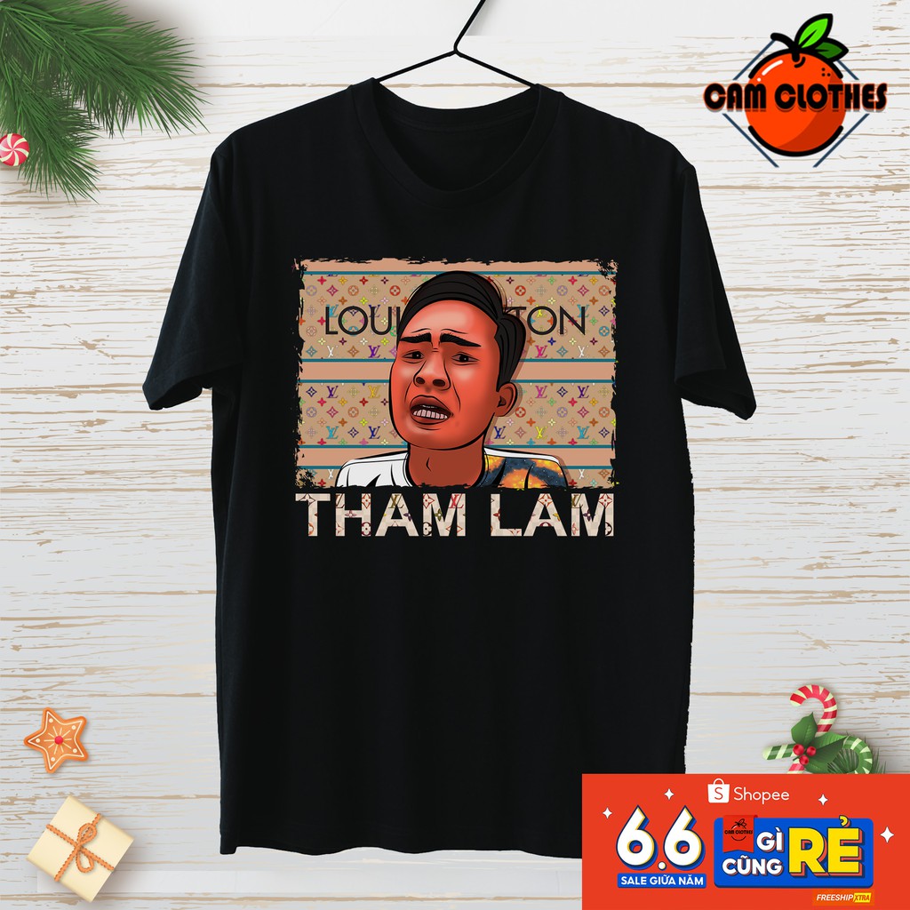 Áo thun xịn sò Áo thun Tiến bịp "tham lam" còn cái nịt trending cổ tròn tay ngắn co giãn mát mẻ THIẾT KẾ bởi Cam Clothes