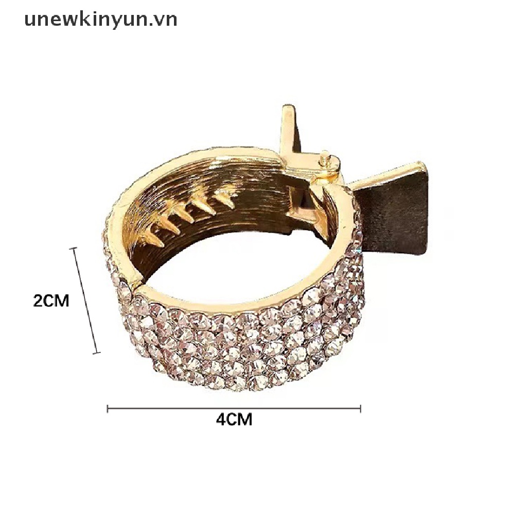 Kẹp Tóc Kim Loại Cố Định Tóc Đuôi Ngựa Cao Cấp Cho Nữ