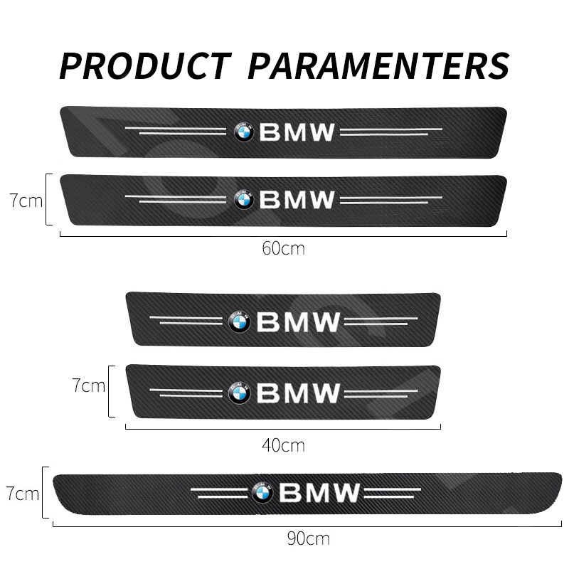Sticker Sợi Carbon Dán Cửa Xe Hơi BMW E46 F30 E60 F10 E90 E36 G20 E39 E90 30 G30 G01 G02